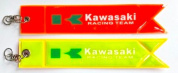 Светоотражающий брелок BSM 003 "Кавасаки" двухцветный 3*15 см