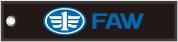 Тканевый брелок FAW BMV 045 с вышивкой