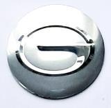 Наклейки на диски Gac NZD 103-01 серебро металлические 4 шт