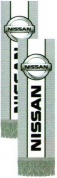 Тканевый вымпел Ниссан VDD 06293 синий фон двухсторонний бахрома