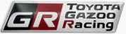 Шильдик SHK 101-01 "GR Toyota Gazoo Racing №2" металл размер 80*22мм