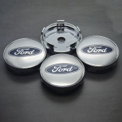 Колпачки на ступицу Ford NZDK 026 серебро пластик металл 4 шт.
