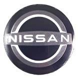 Колпачки на ступицу Nissan №2 NZDK 037-01 черные пластик металл 4 шт.