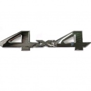 Шильдик "4X4 № 3" SHK 032-05 металл серебряный 150*40 мм