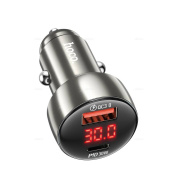 Автомобильное зарядное устройство "Hoco Z50" 48W PD+QC3.0