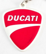 Брелок BMS 012 "Дукати белый" силикон 4,5*5 см 