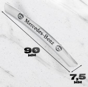 Наклейка NOK 010S на обод колеса "Мерседес" серебро металл 4 шт