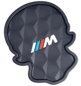 Коврик KPCH 108 противоскользящий в форме черепа "BMW M-серия" с маленькими бортиками рельефная поверхность