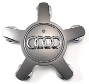Крышка KD 014 ступицы Audi, пластик, темно-серый, крепление на защелках