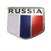 Шильдик Щит Russia SHK 015-02 металлический 50*50 мм