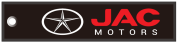 Тканевый брелок "JAC motors" BMV 048 с вышивкой