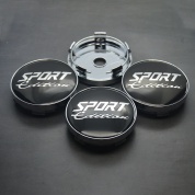 Колпачки на ступицу Sport NZDK 098 пластик, металл, 4 шт.
