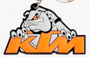 Брелок BMS 014 "KTM бульдог" силикон 7,5*4,5 см 
