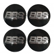 Наклейки на диски BBS Карбон NZD6 101 металлические, 60мм,  4 шт