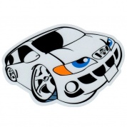 Светоотражающая наклейка Злая тачка NKT 0319