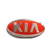 Шильдик KIA красный SHKP KIA R 001 металл