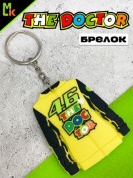 Брелок BMSP 008 "The Doctor куртка желтая" силикон 6,5*5,5 см
