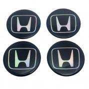Силиконовые наклейки на диски Honda NND 008 голографические 4 шт