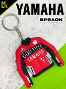 Брелок BMSP 009 "Go! Yamaha куртка красная" силикон 6,5*6 см