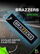 Брелок BMV 074 "Браззерс" тканевый с вышивкой 3*13 см