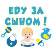Комплект виниловых наклеек Еду за сыном №2 AST 006 цветные
