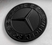 Шильдик автомобильный SHKP Mercedes B черный пластик