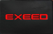 Коврик противоскользящий на приборную панель KPB 109 "Exeed" черный силикон