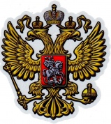 Наклейка "Орел РФ" NKT 7104 светоотражающая