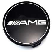 Заглушка KS 013 на диск "AMG", черный,  пластик, d 75 mm, 1 шт.