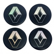 Силиконовые наклейки на диски Renault NND 021 голографические 4 шт