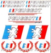 Комплект светоотражающих наклеек Пежо PJT 046-01 11 шт