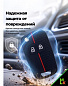 Чехол ключа CHEB023 "Opel" черный силикон