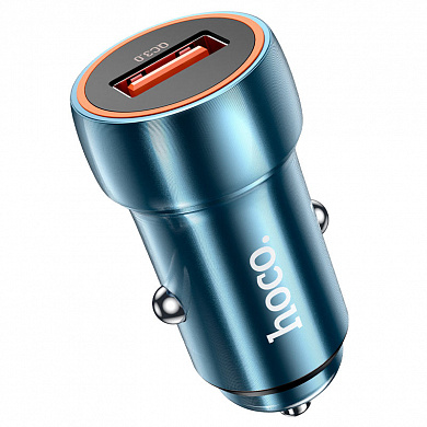 ЗУ-прикуриватель "Hoco Z46" быстрая зарядка QC3.0 один разъем USB, 18W