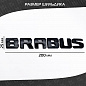 Шильдик автомобильный SHKP Brabus Black черный пластик