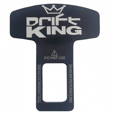 Заглушка ремня LUX Drift King ZML 003 металлическая с лазерной гравировкой