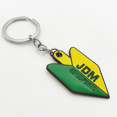 Брелок BKK 044 "JDM" металлический 50*30мм