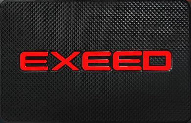 Коврик противоскользящий на приборную панель KPB 109 "Exeed" черный силикон