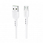 Кабель "Hoco X33W Micro", 4A,особо быстрой зарядки, белый, длина 1M