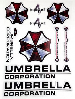 Комплект PKTT 703-01 наклеек светоотражающих "Umbrella" 10 шт 23*39см