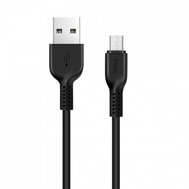 Кабель Hoco X20 micro USB черный 100 см