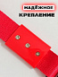 Цурикава "Сердце в круге №2" TSU 010-01 пластик цвет черный подвеска красная нейлон