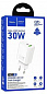 ЗУ сетевое "Hoco N63W" USB-A+USB-C PD30W белый