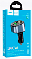 Разветвитель HOCO Z56 1 прикуриватель + PD 35W + USB QC3.0 черный