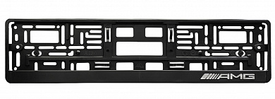 Рамка под номерной знак АМГ/AMG RG050AG серебро