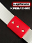 Цурикава "Сердце с рожками №3" TSU 006-02 пластик цвет красный подвеска серебряная нейлон