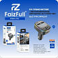 Автомобильный FM трансмиттер “FaizFull FS24” 2USB-A+USB-C 12-24V 2.4A с функцией зарядки