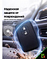 Чехол ключа CHEB005 "Toyota" (для серий Landcruiser Corolla Highlander RAV4 Prius) черный силикон