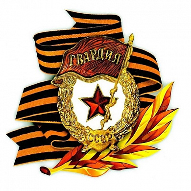 Виниловая наклейка Гвардия малая VRC 906-01 цветная