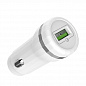 ЗУ-прикуриватель "Hoco Z27A" c одним USB портом и поддержкой быстрой зарядки QC3.0 белый
