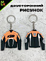 Брелок BMSP 007 "КТМ куртка оранжевая" силикон 5,7*6,5 см